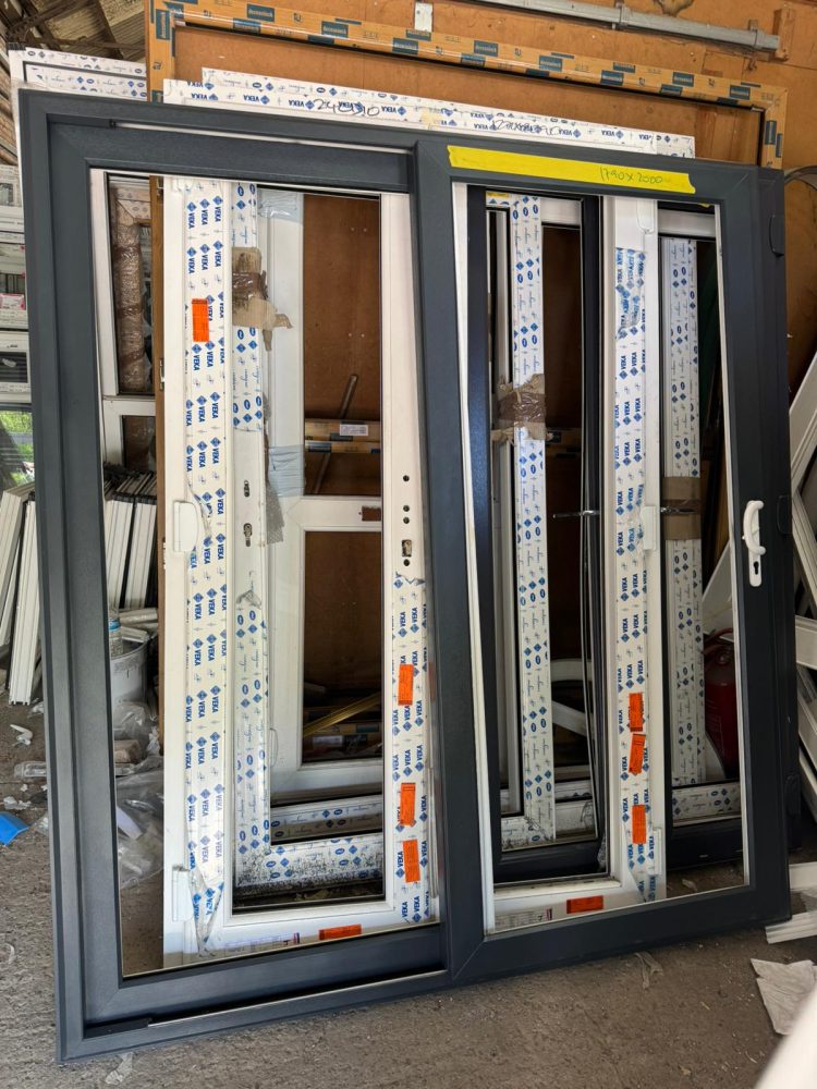 Anthracite Grey Upvc Sliding Door 1790 x 2000 mm