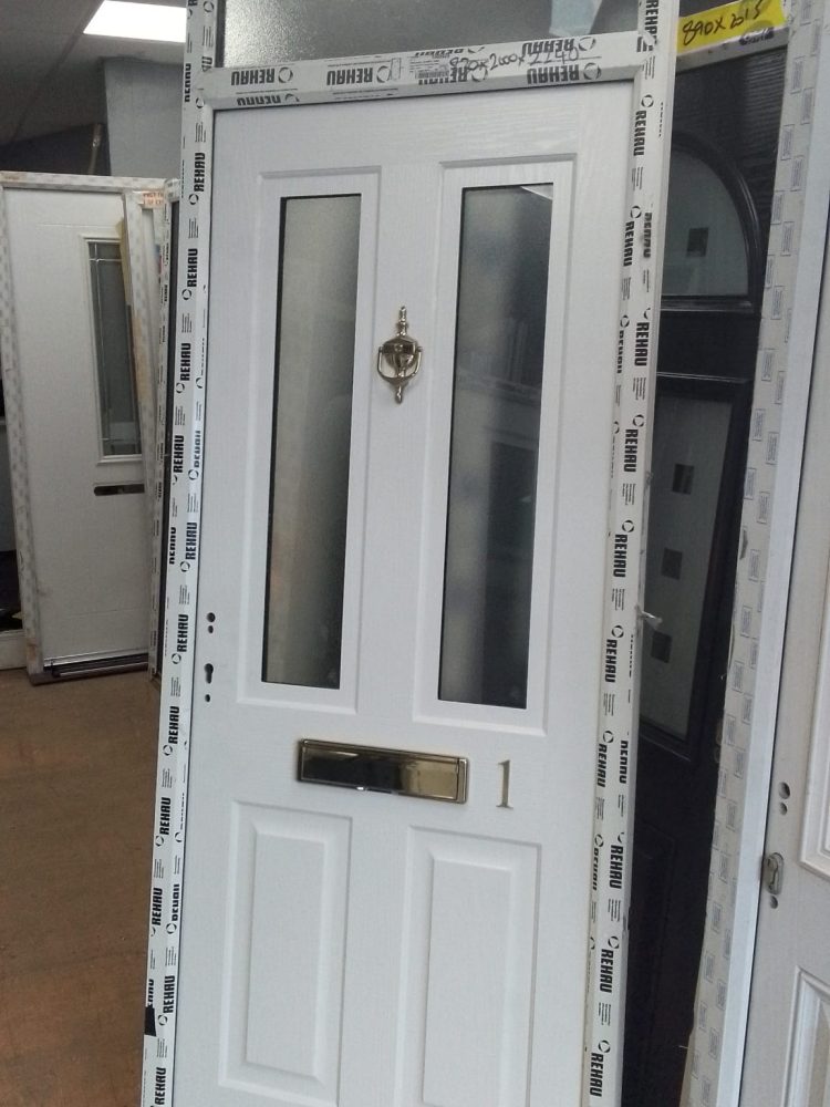 White Composite Traditional Door 830 x 2000/2240 mm