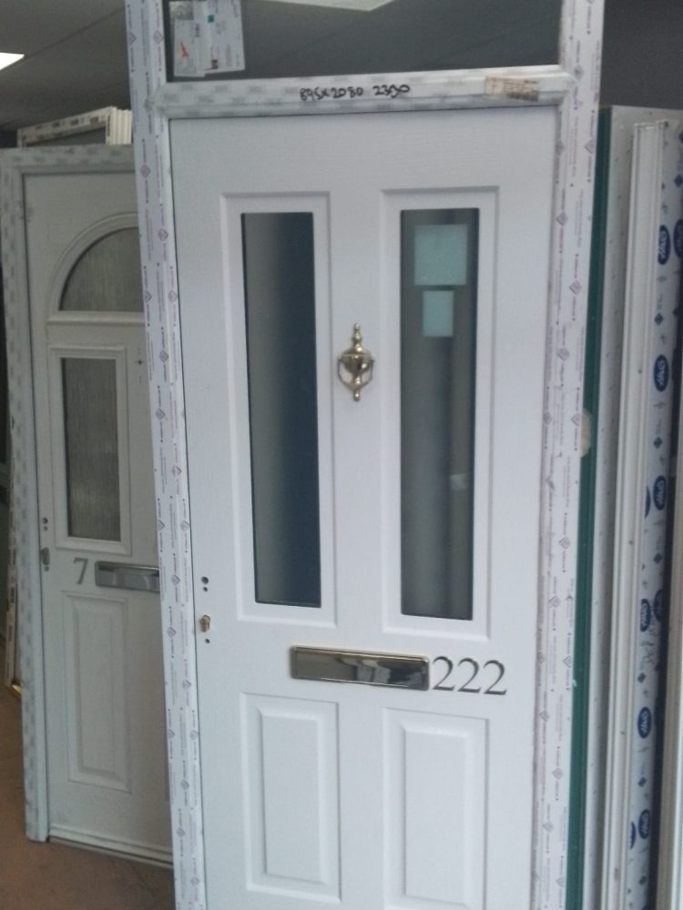White Composite Traditional Door 895 x 2080/2300 mm