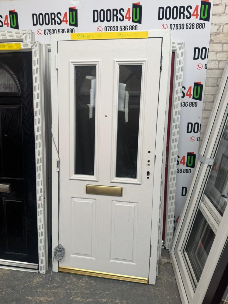 White Composite Traditional Door 920 x 2035 mm 26NMY09