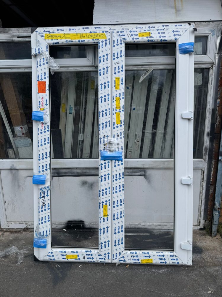 White Upvc French Door 1410 x 2080 mm 26CSMY01