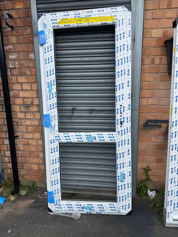 White Upvc Door 910 x 2100 mm 26CSMY07