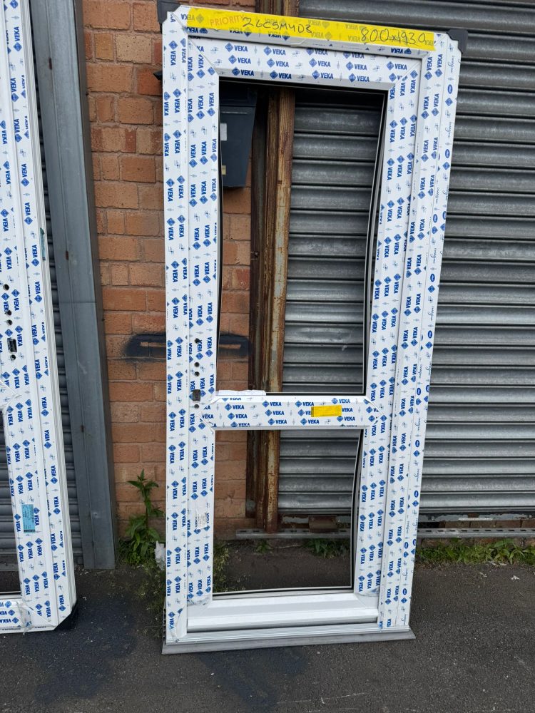 White Upvc Door 800 x 1930 mm 26CSMY08