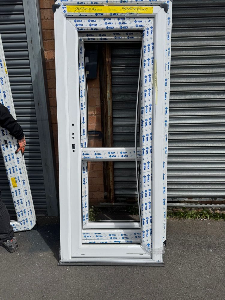 White Upvc Door 805 x 1995 mm 26CSMY06
