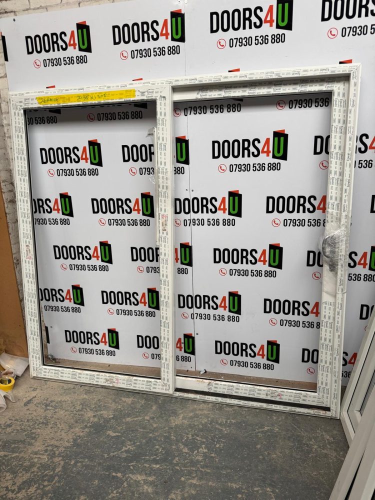 White Upvc Sliding Patio Door 2135 x 1995 mm 26RM104