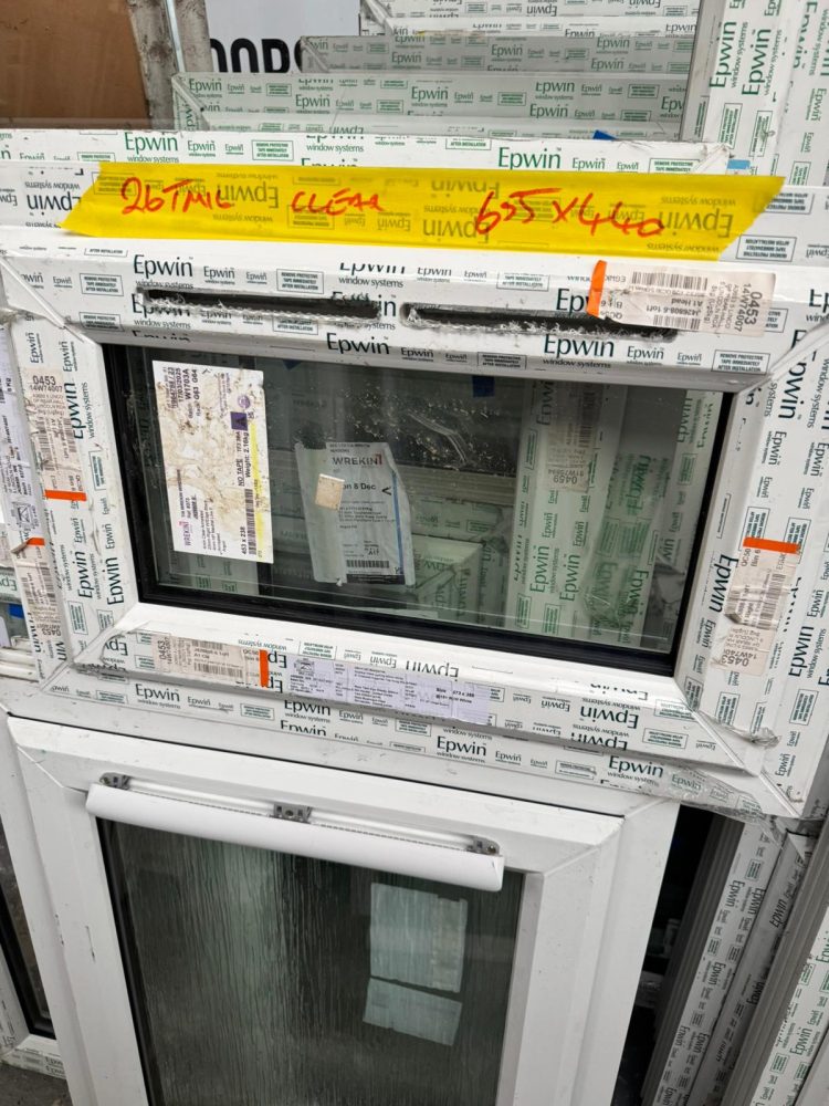 White Upvc Window 655 X 440 mm 26TM16