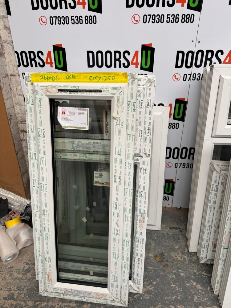 White Upvc Window 525 X 1250 mm 26RM06