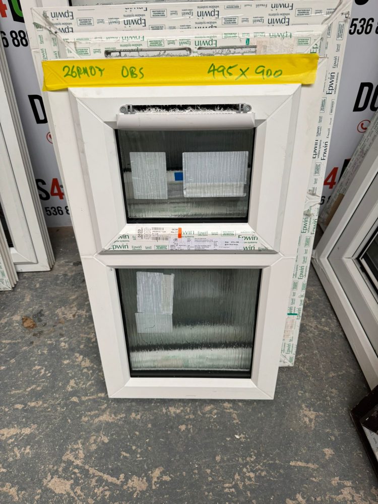 White Upvc Window 495 X 900 mm 26RM07
