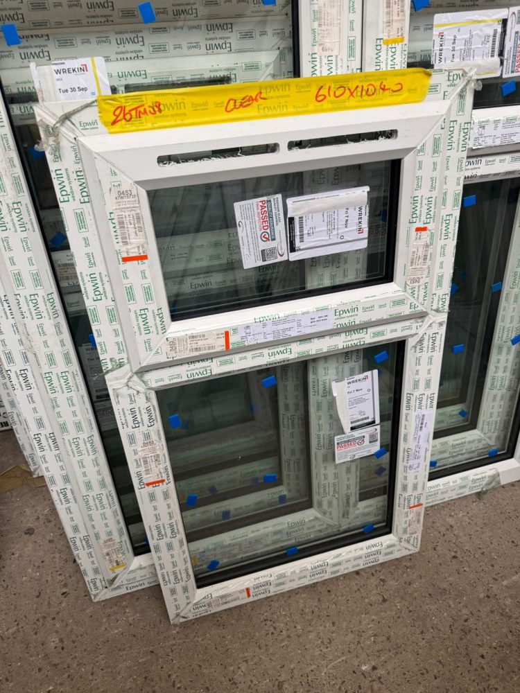 White Upvc Window 610 X 1040 mm 26TM08