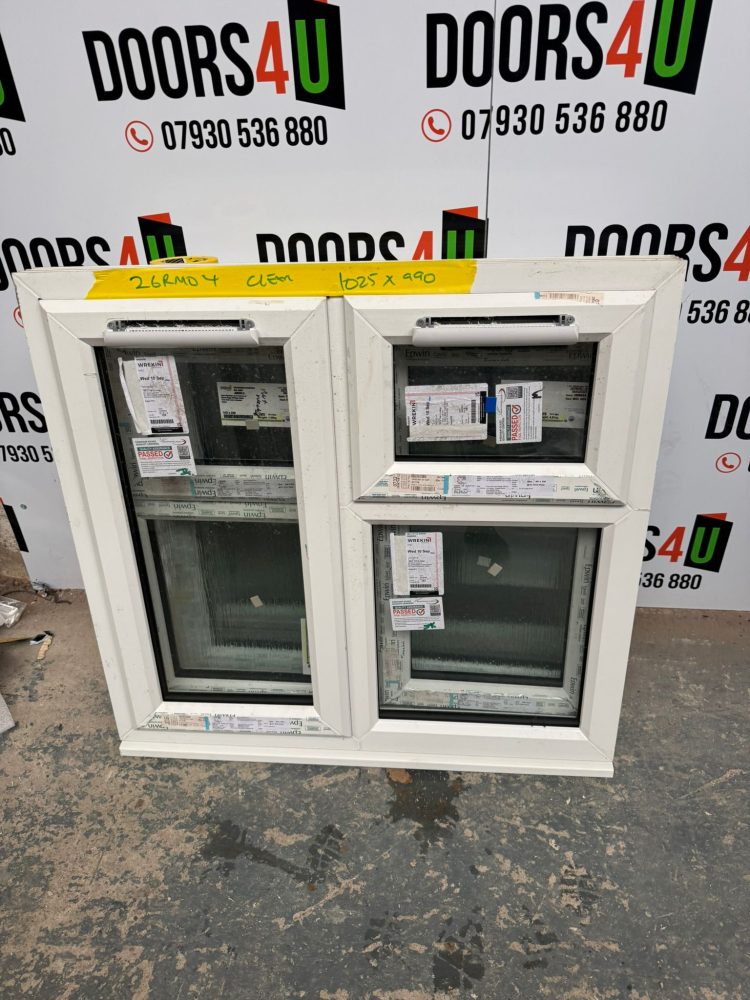 White Upvc Window 1025 X 990 mm 26RM04