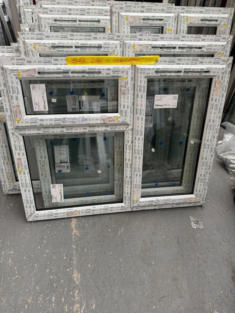 White Upvc Window 1370 X 1090 mm 26TM18