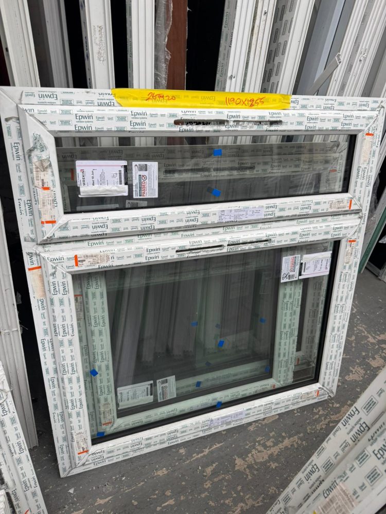 White Upvc Window 1190 X 1255 mm 26TM20