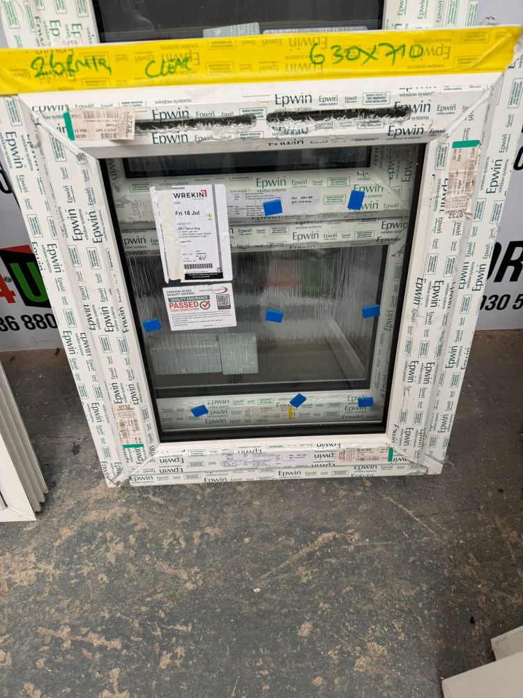 White Upvc Window 630 X 710 mm 26RM19