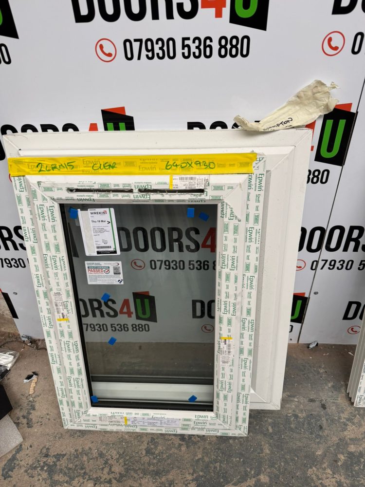 White Upvc Window 640 X 930 mm 26RM15