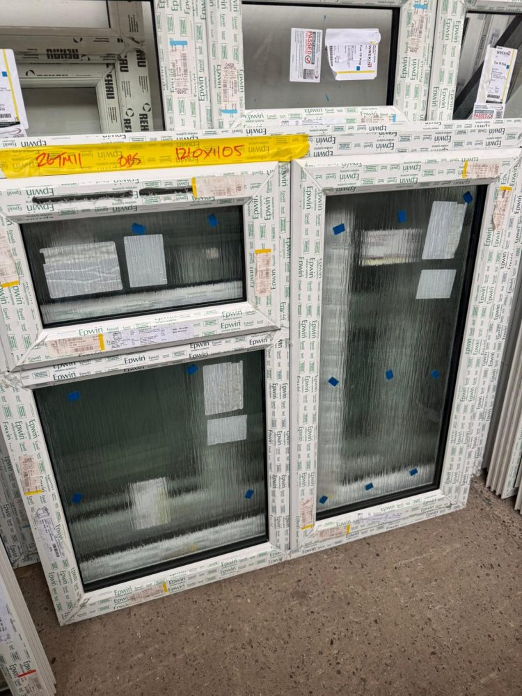 White Upvc Window 1210 X 1105 mm 26TM11