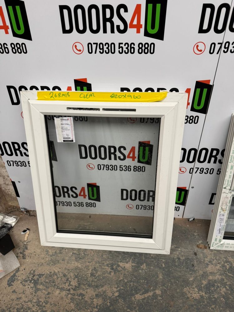White Upvc Window 820 X 960 mm 26RM18