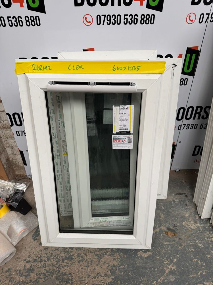 White Upvc Window 660 X 1035 mm 26RM12
