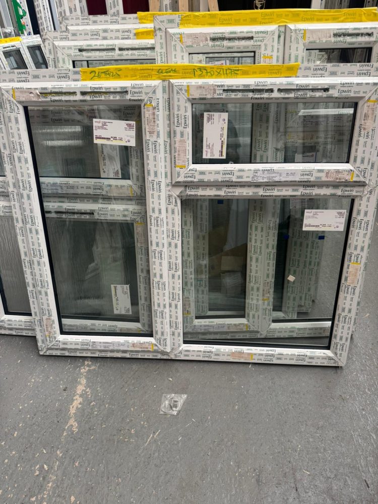 White Upvc Window 1370 X 1175 mm 26TM25