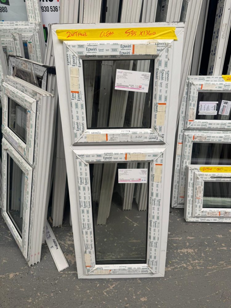 White Upvc Window 535 X 1360 mm 26TM42