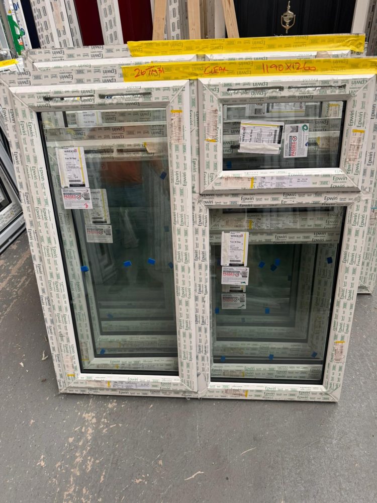 White Upvc Window 1190 X 1260 mm 26TM31
