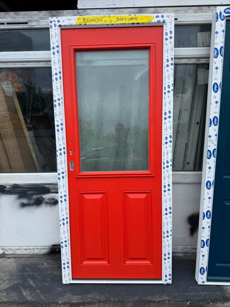 Red Composite Traditional Door 865 x 2000 mm 26HMJ15
