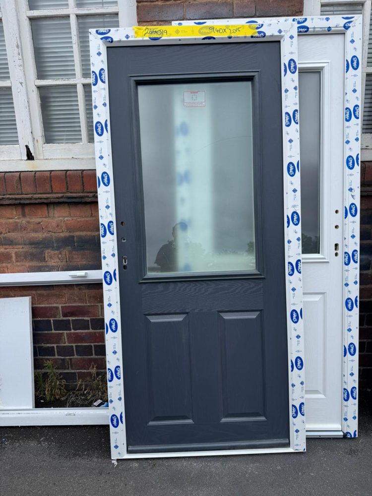 Anthracite Grey Composite Traditional Door 940 x 2015 mm 26HMJ19