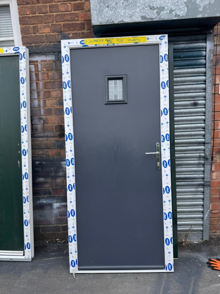 Anthracite Grey Composite Modern Door 925 x 2075 mm 26HMJ17