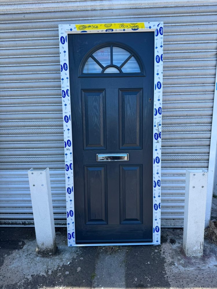 Anthracite Grey Composite Traditional Door 910 x 2065 mm 26HMJ52