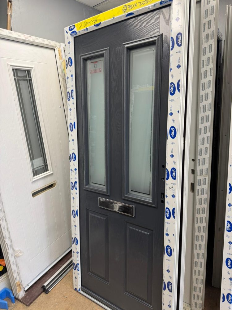 Anthracite Grey Composite Traditional Door 870 x 2055 mm 26HMJ29