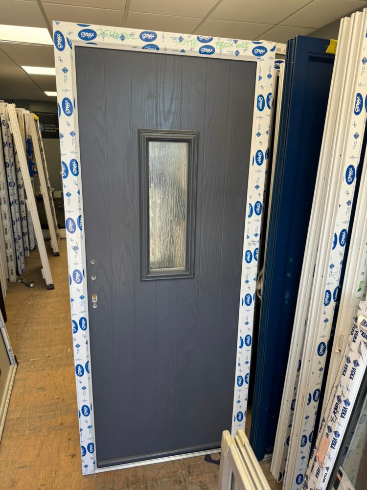 Slate Grey Composite Modern Door 880 x 2055 mm 25HAJ02