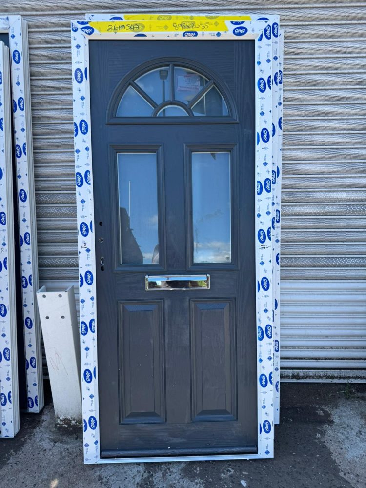 Anthracite Grey Composite Traditional Door 895 x 2035 mm 26HMJ47