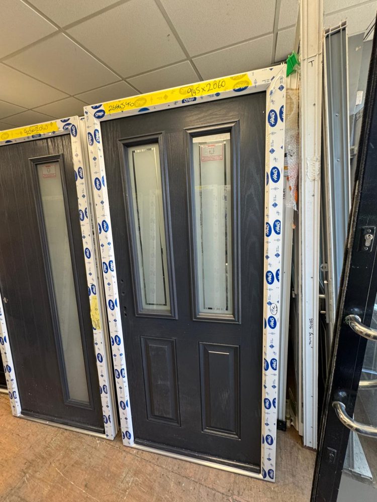 Anthracite Grey Composite Traditional Door 945 x 2060 mm 26HMJ40