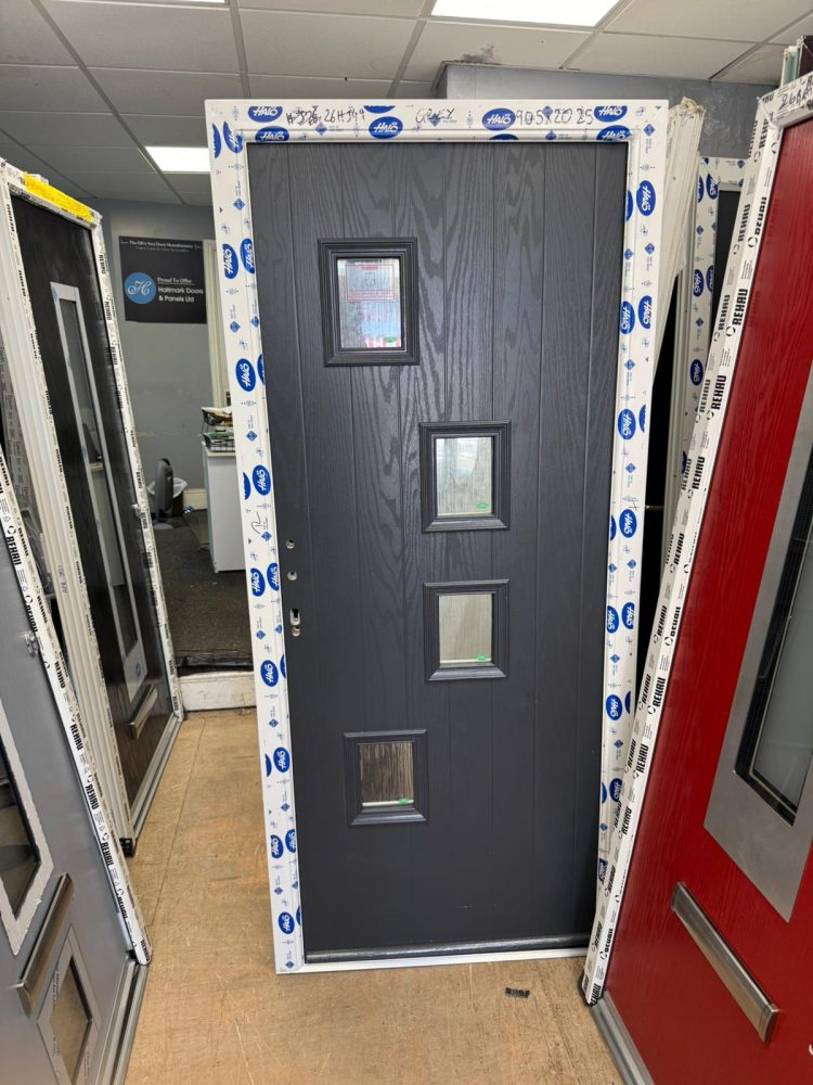 Anthracite Grey Composite Modern Door 905 x 2025 mm 26HJ49