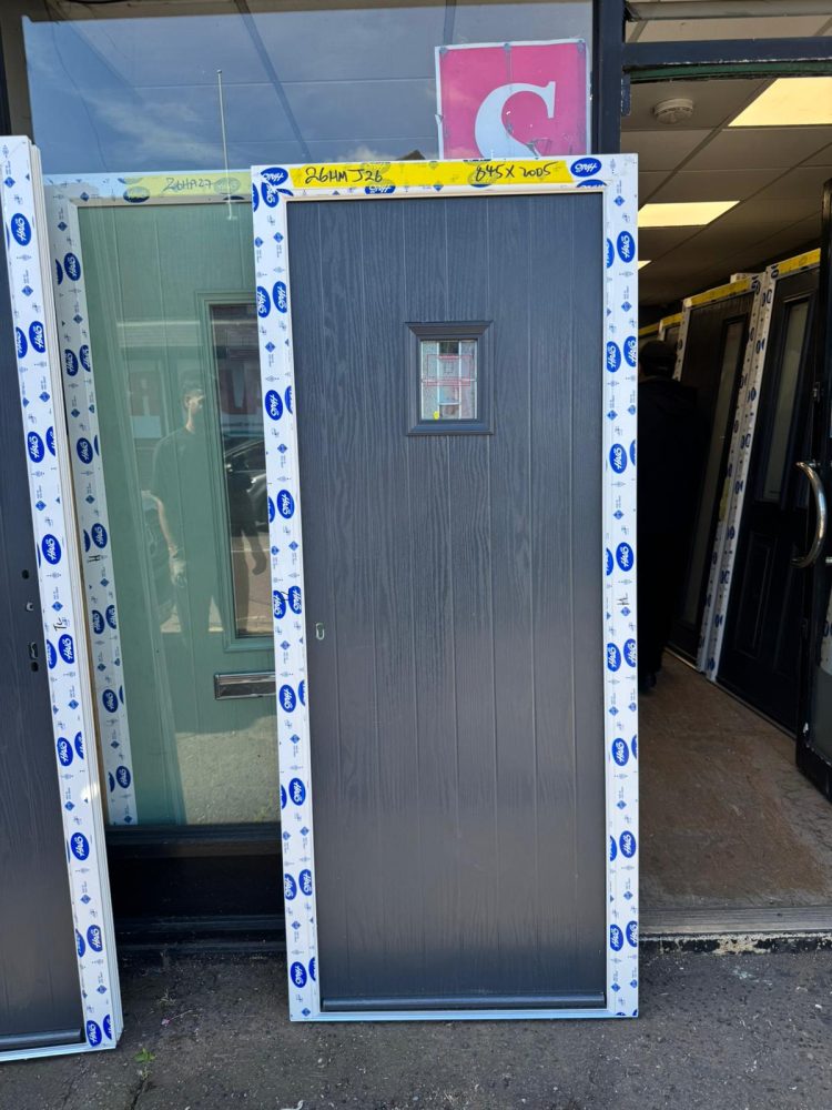 Anthracite Grey Composite Modern Door 845 x 2005 mm 26HMJ26