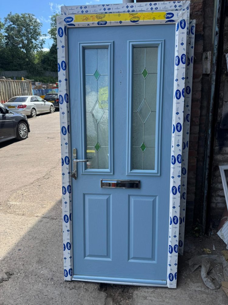 Light Blue Composite Traditional Door 900 x 2015 mm 26TF07