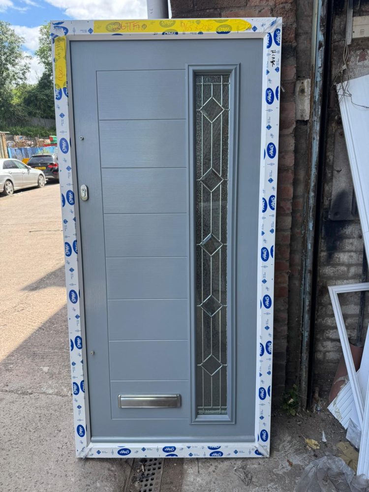 Pastel Grey Composite Modern Door 965 x 2015 mm 26TF10