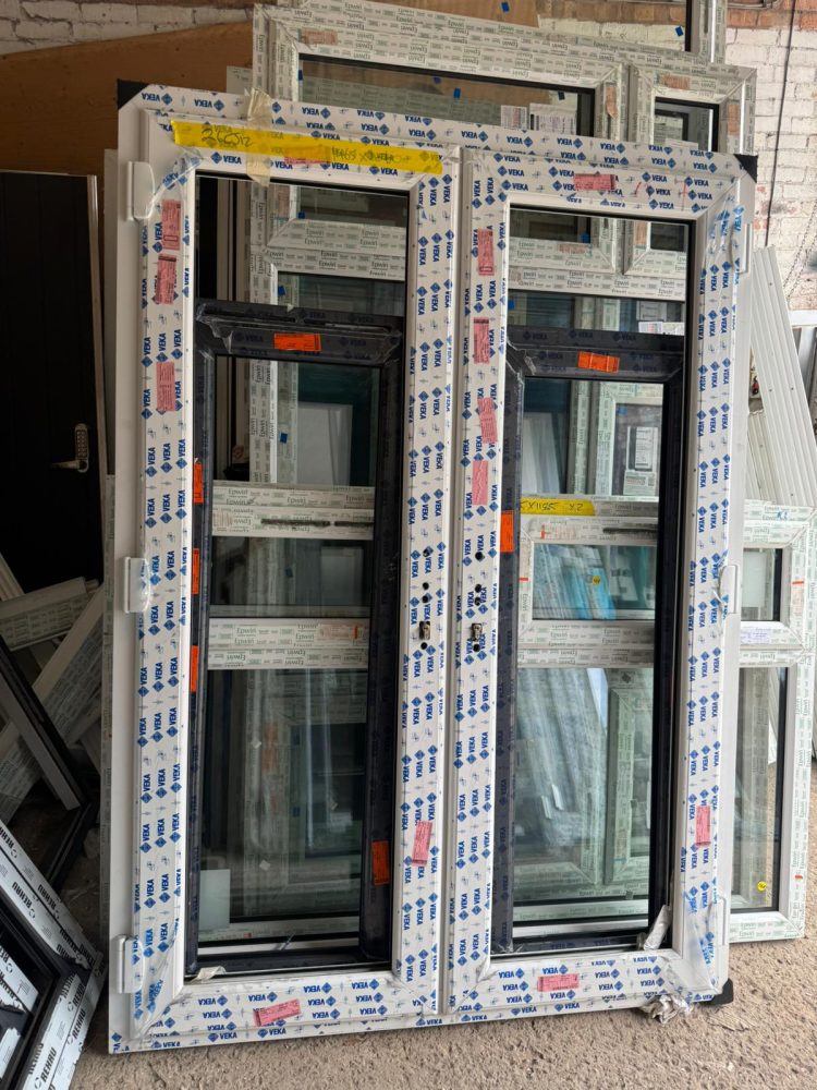 White Upvc French Door 1465 x 2060 mm 26CJ12