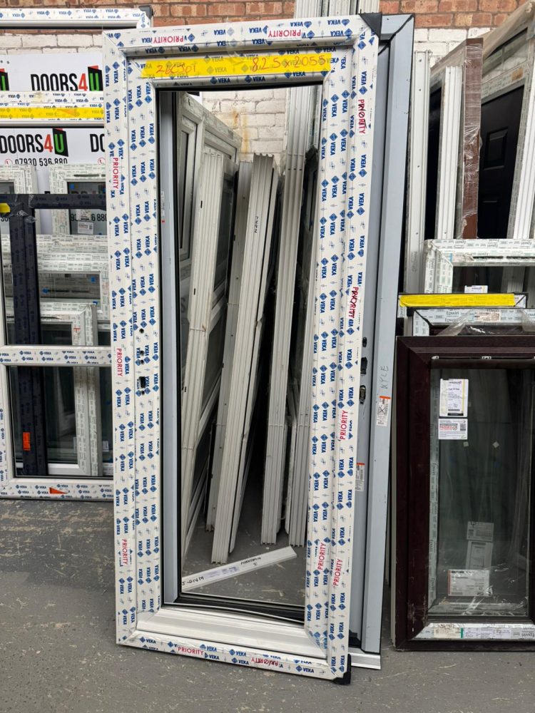 White Upvc Door 825 x 2055 mm 26CJ01
