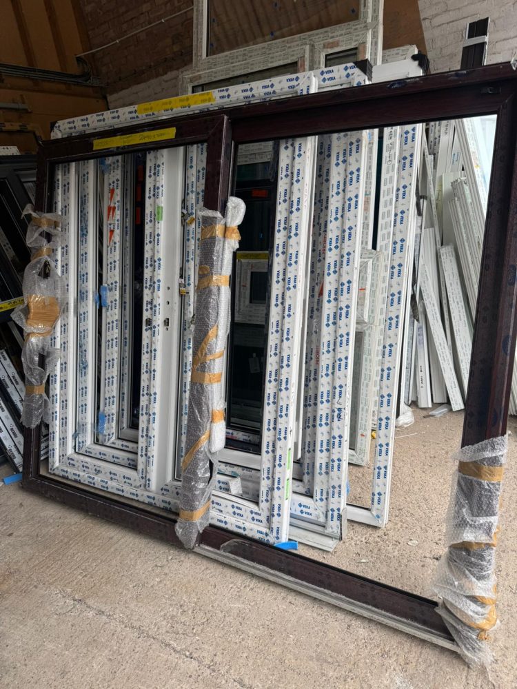 Rosewood Upvc Sliding Patio Door 2490 x 2000 mm 26CJ06