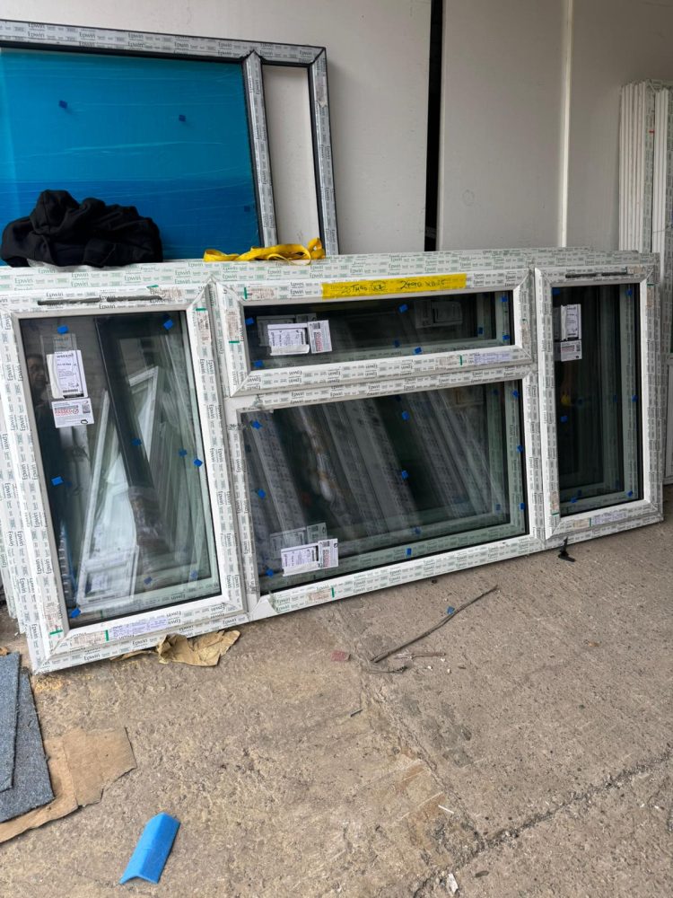 White Upvc Window 2490 X 1125 mm 26TM90