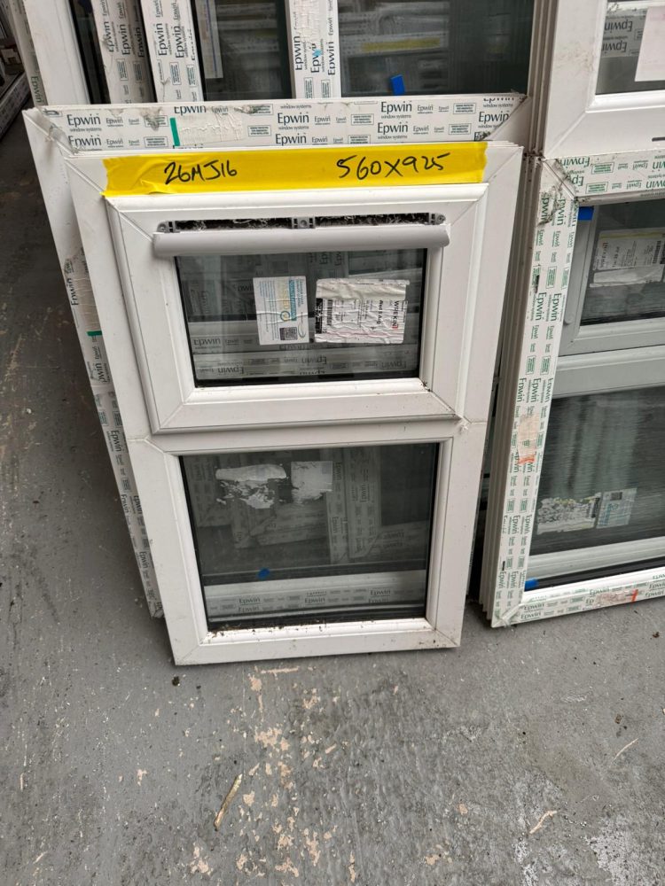 White Upvc Window 560 X 925 mm 26MJN16