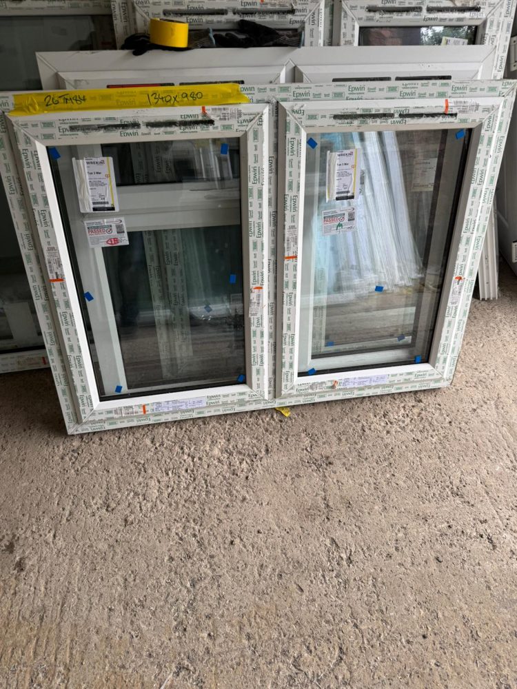 White Upvc Window 1340 X 980 mm 26TM84