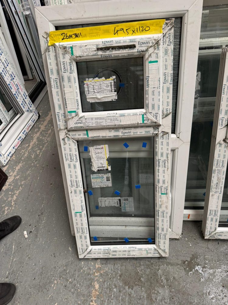 White Upvc Window 495 X 1120 mm 26MJN11
