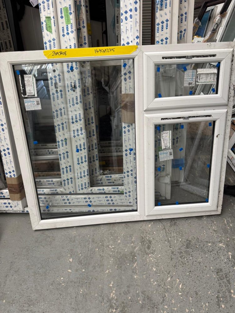 White Upvc Window 1470 X 1235 mm 26MJN08