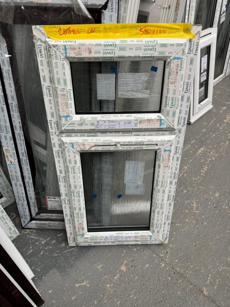 White Upvc Window 580 X 1110 mm 26TM66