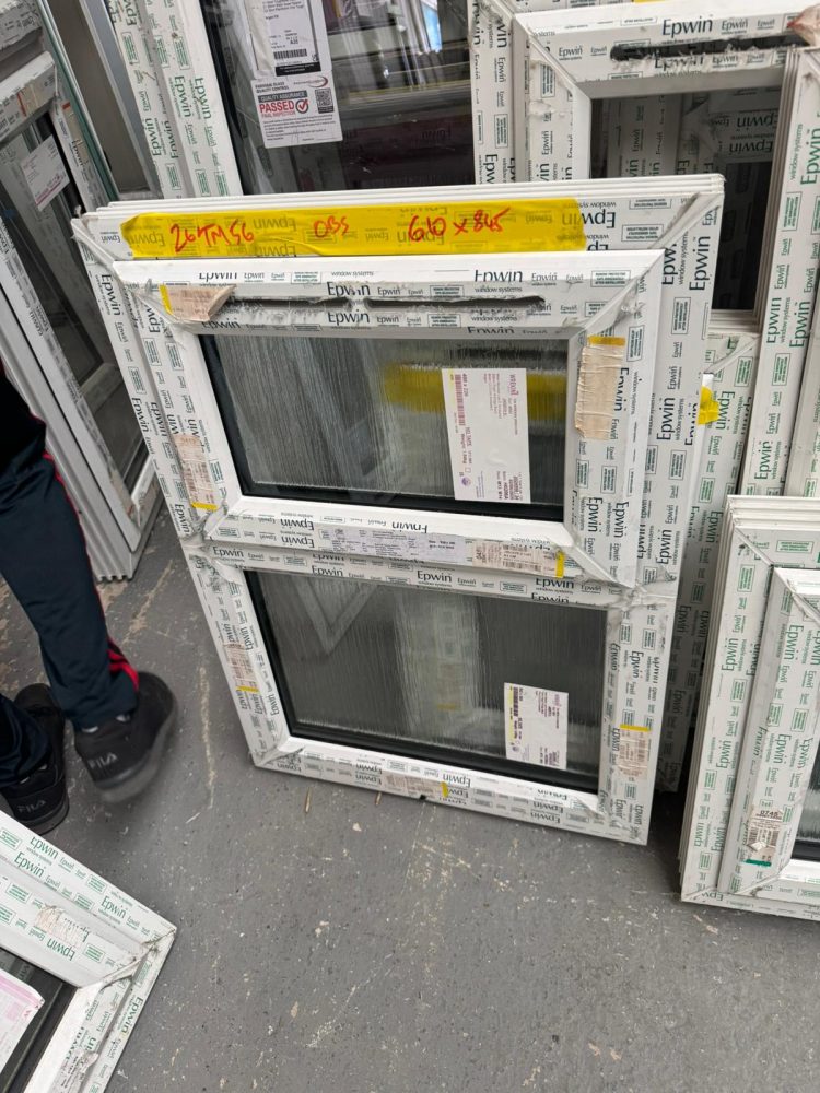 White Upvc Window 610 X 845 mm 26TM56