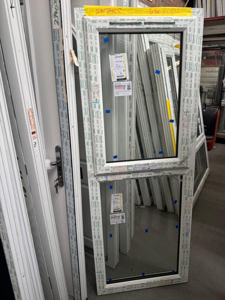 White Upvc Window 680 X 1810 mm 26TM55