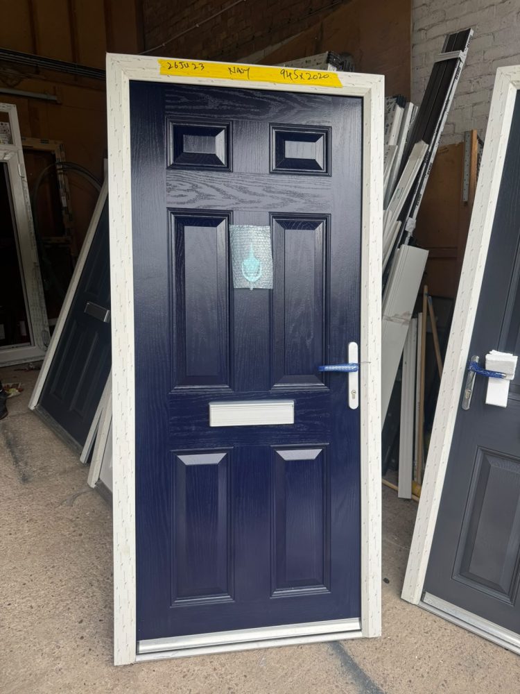 Navy Blue Composite Traditional Door 945 x 2020 mm 26JU23