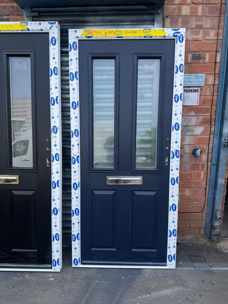 Navy Blue Composite Traditional Door 910 x 1990 mm 26HMJJ14