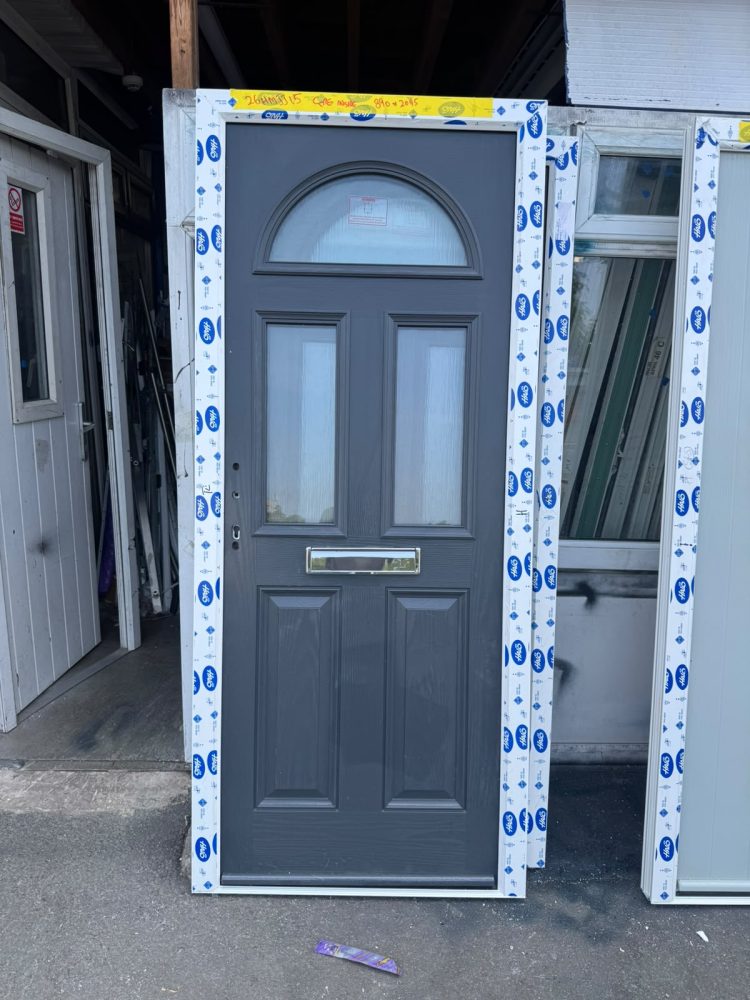 Anthracite Grey Composite Traditional Door 890 x 2095 mm 26HMJJ15
